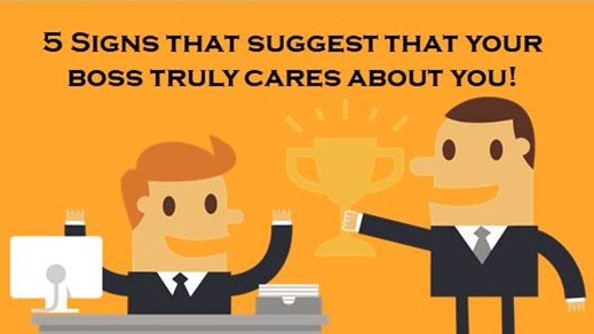 5 Signs that suggest that your boss truly cares about you!