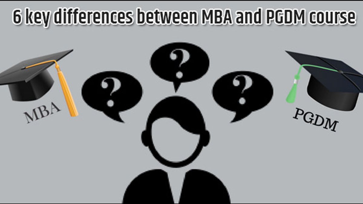 6 Key Differences between an MBA degree and A PGDM course