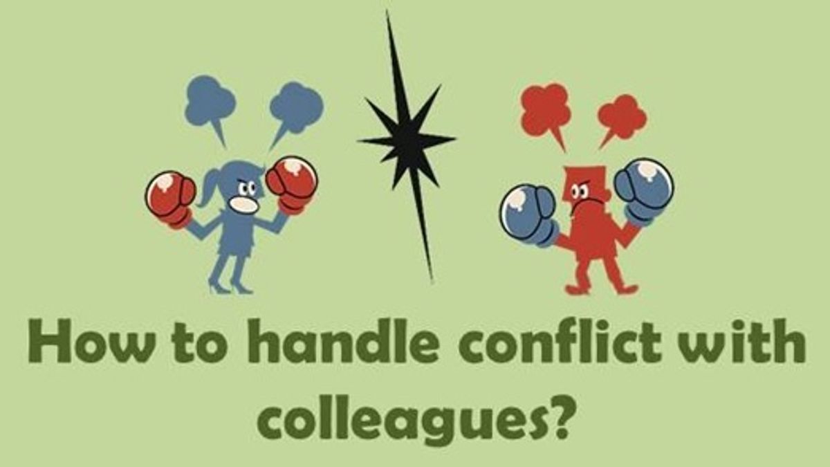 6 simple ways to handle conflict with co-workers professionally