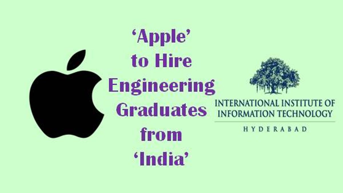 Apple to hire engineering graduates from India
