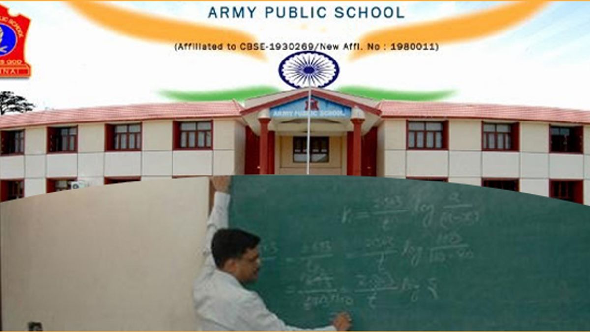 Army public school recruitment for teaching posts