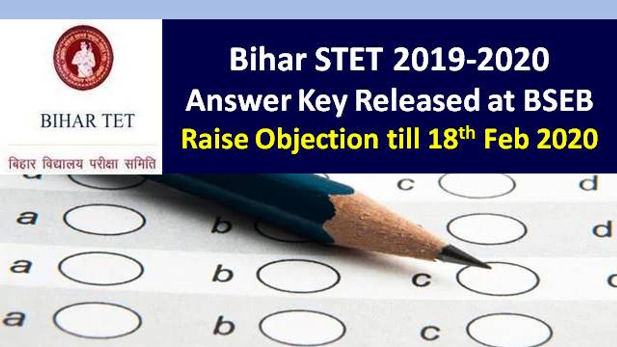 Bihar STET Answer Key 2020 Released @BSEB-biharboardonline: Download PDF Set-A/B/C/D/E/F/G/H/I/J|Check How to Raise Objection