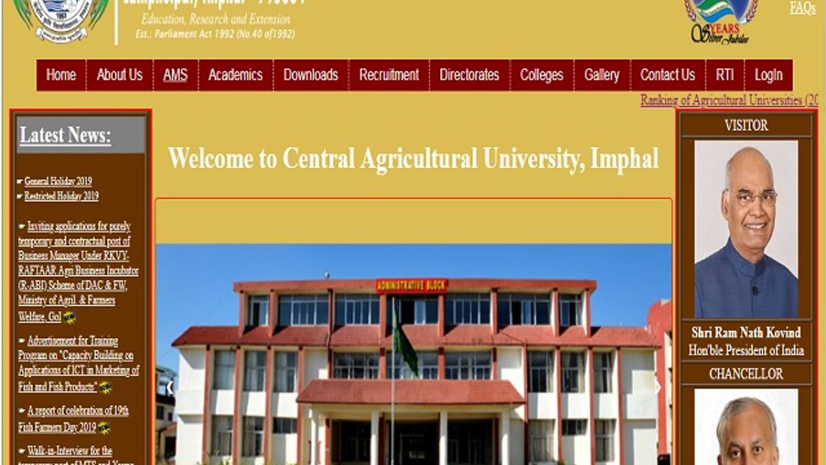 CAU SRF & MTS Posts Job