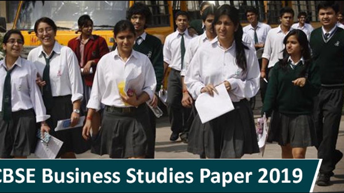 CBSE Business Studies Paper 2019