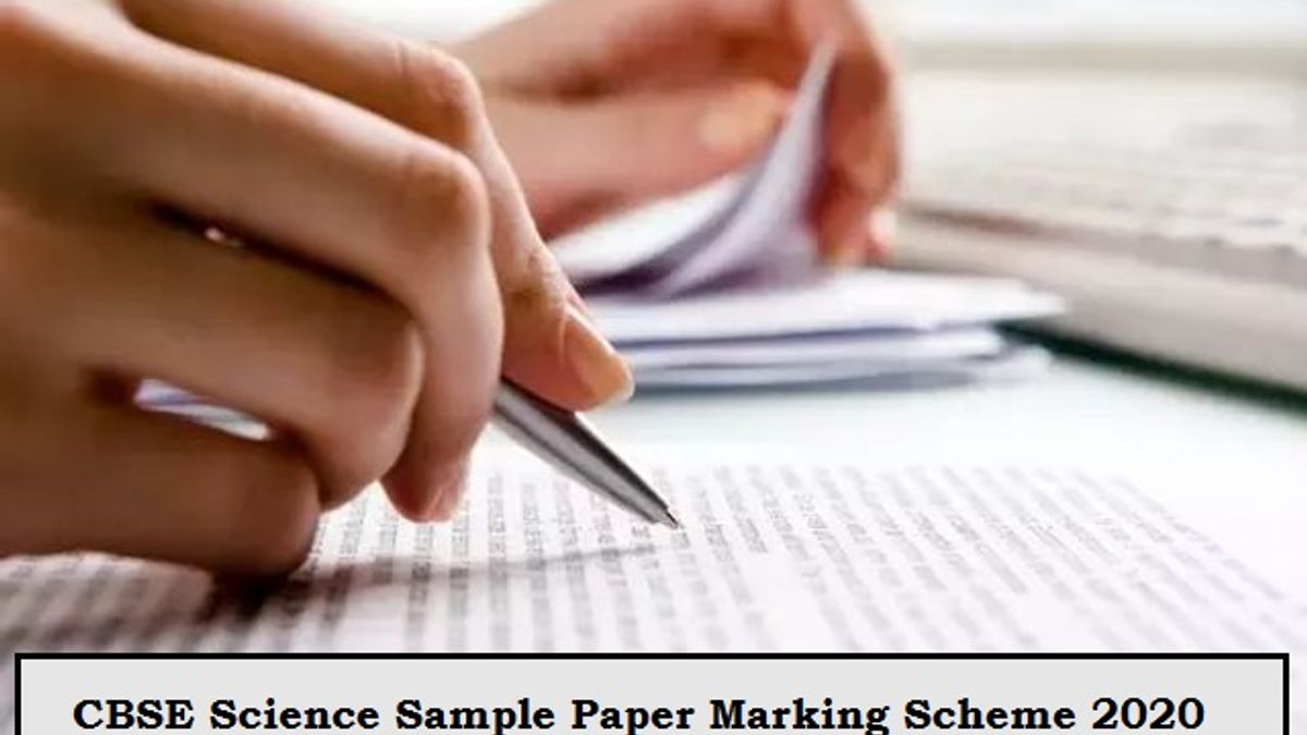 CBSE Marking Scheme for Class 10 Science Sample Paper 2020