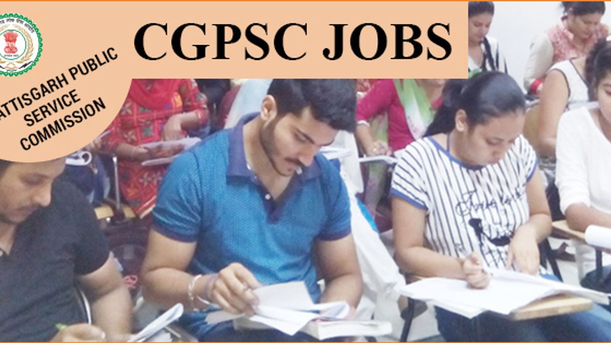 CGPSC Recruitment 2018