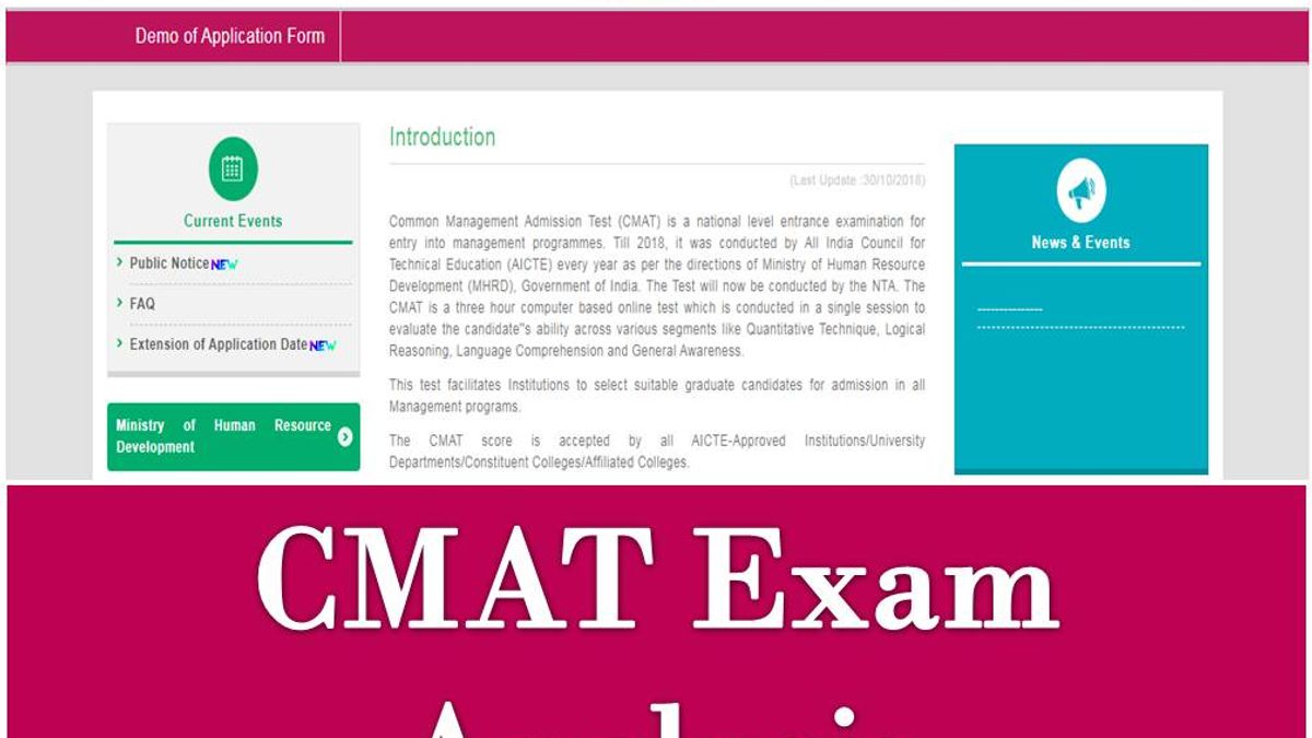CMAT Exam Analysis
