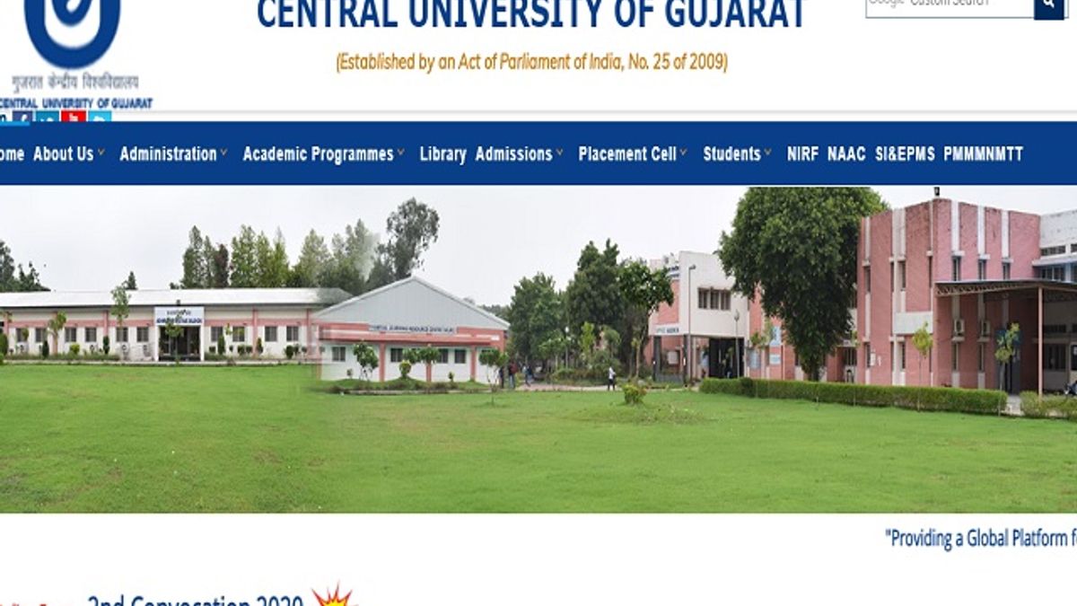 Central University of Gujarat (CUG) Online for Medical Specialist and Other Posts 2020