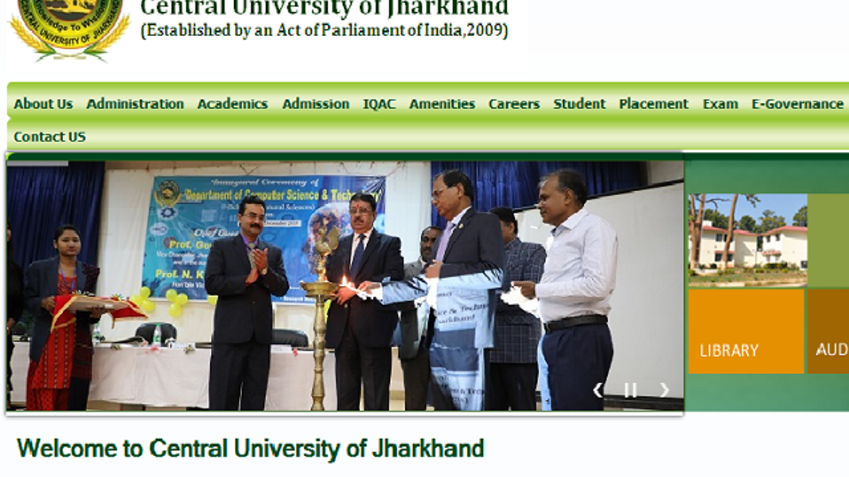 Central University of Jharkhand CUJ Recruitment 2020
