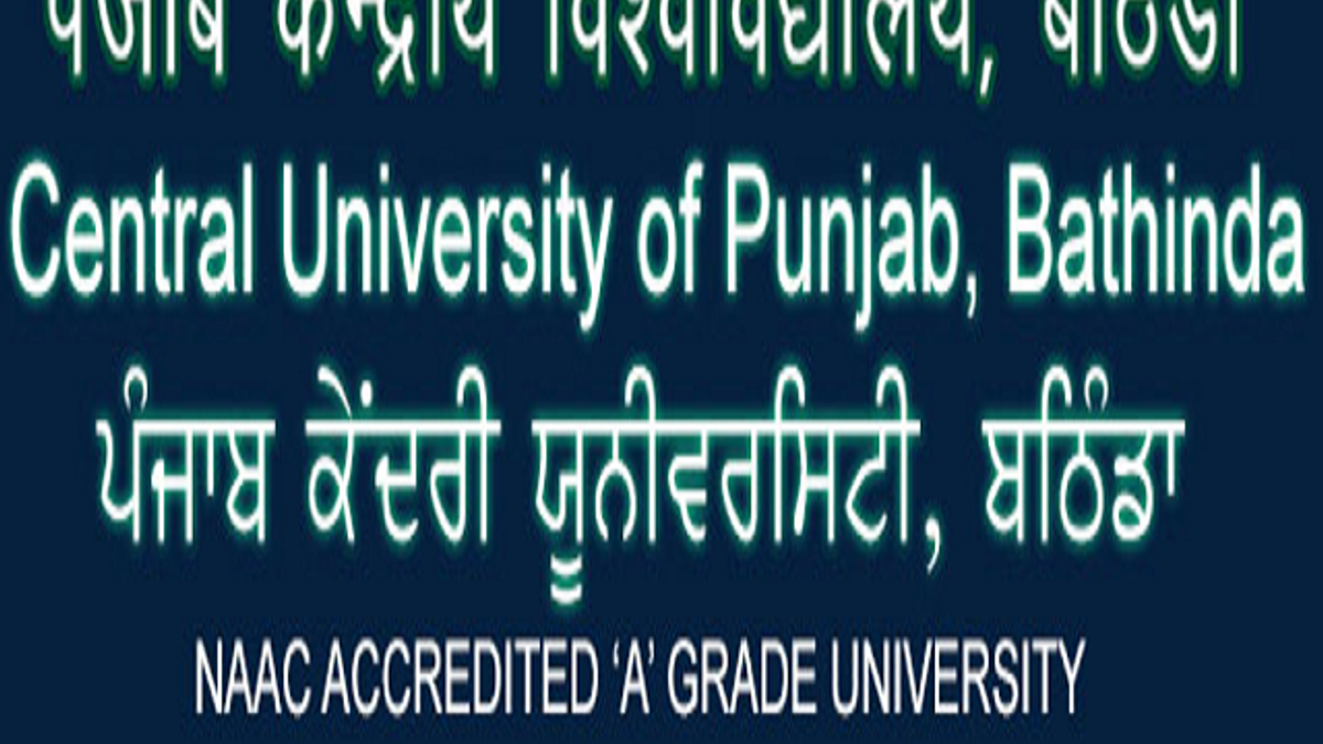 Central University of Punjab Recruitment 2020