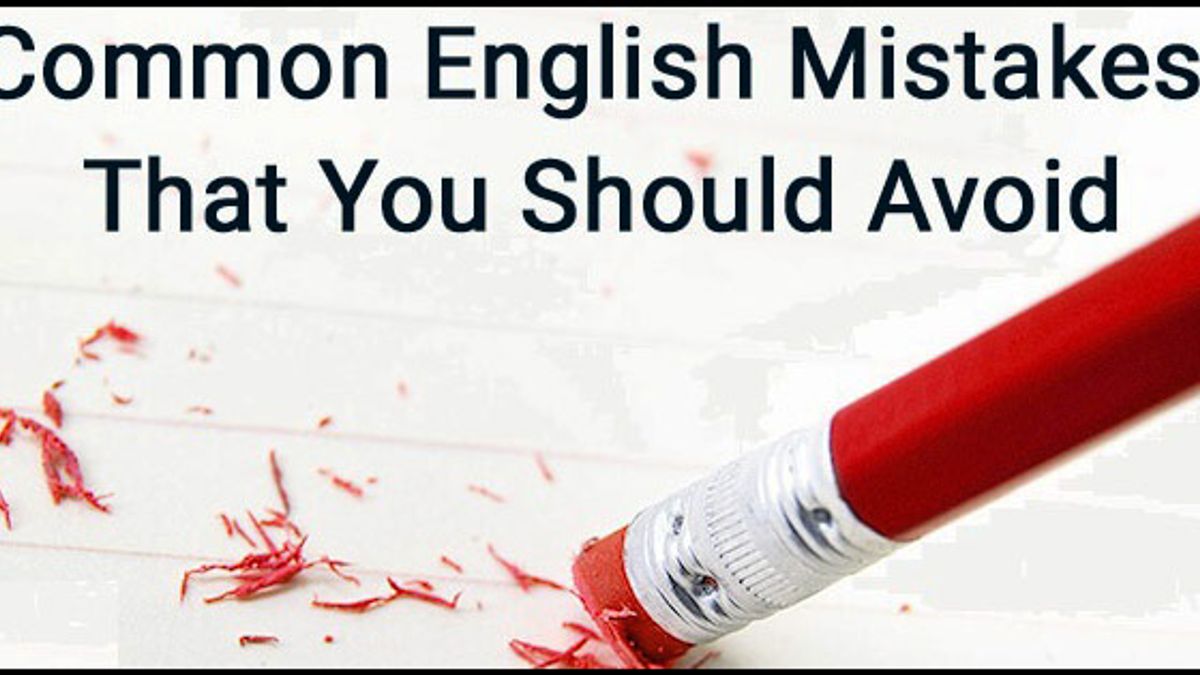 Common English Errors