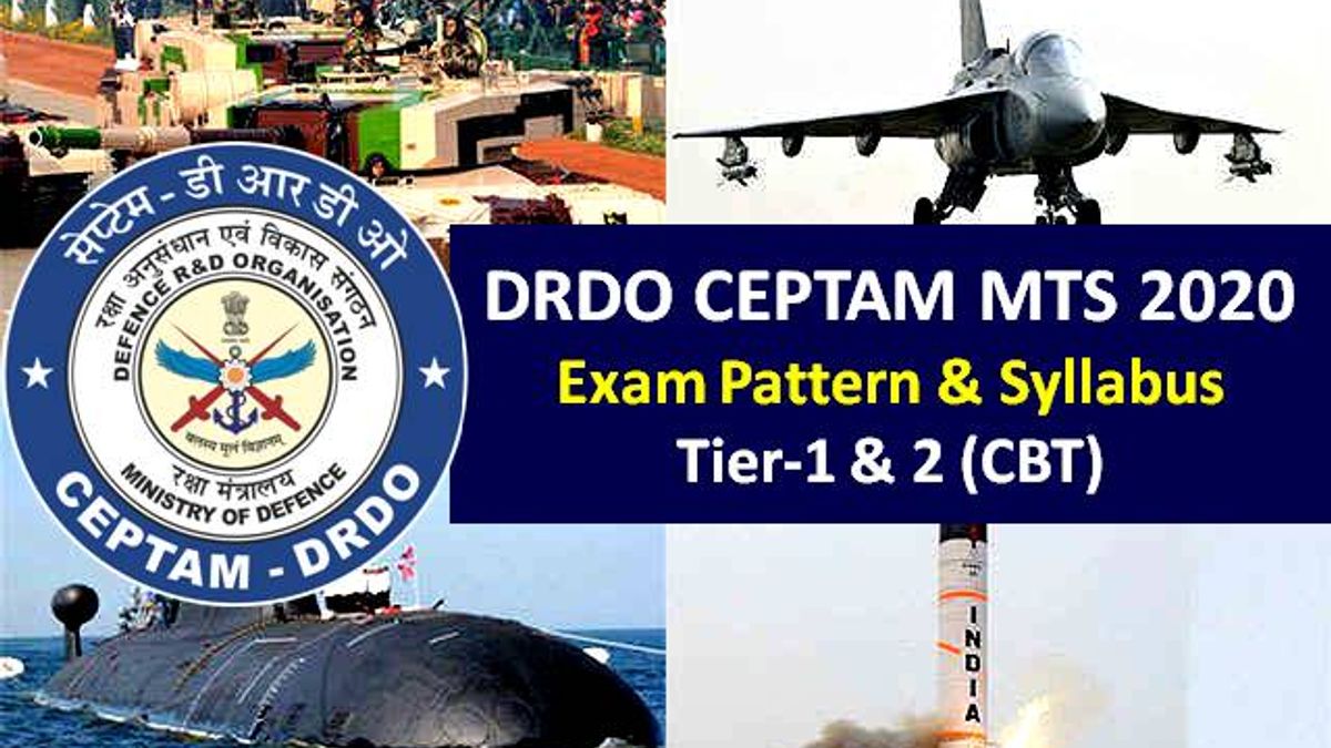 DRDO MTS 2020 CEPTAM Recruitment: Check Syllabus & Exam Pattern of Tier-1 & 2 (CBT)