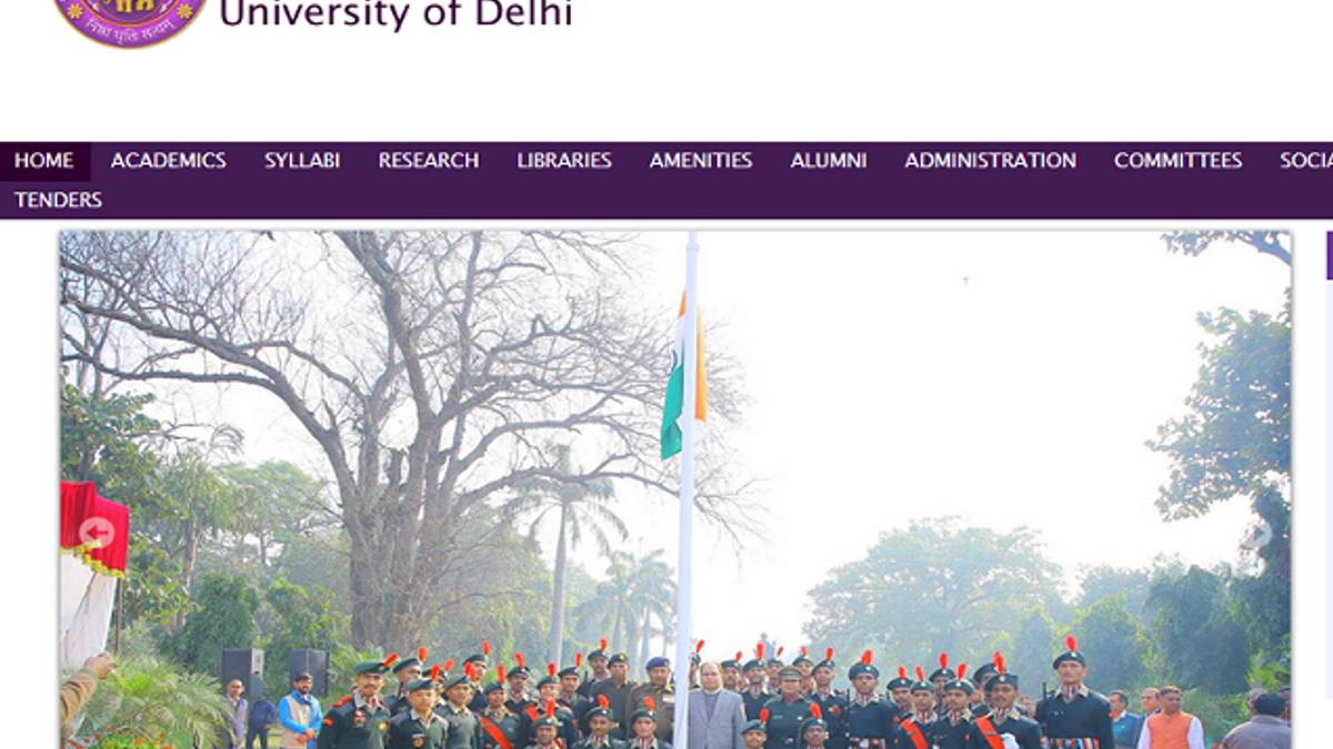 Delhi University Recruitment 2020