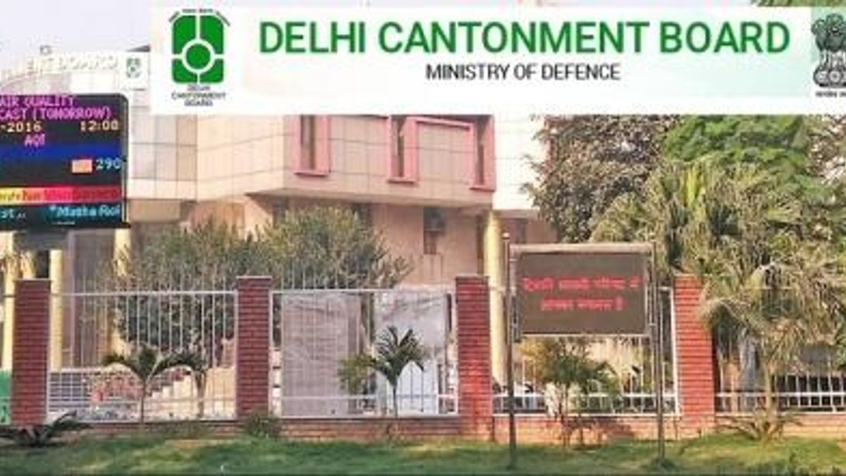 Cantonment Board, Delhi Recruitment 2018