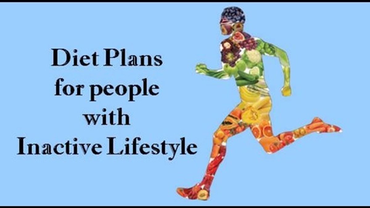 Diet Plans for people with inactive lifestyle