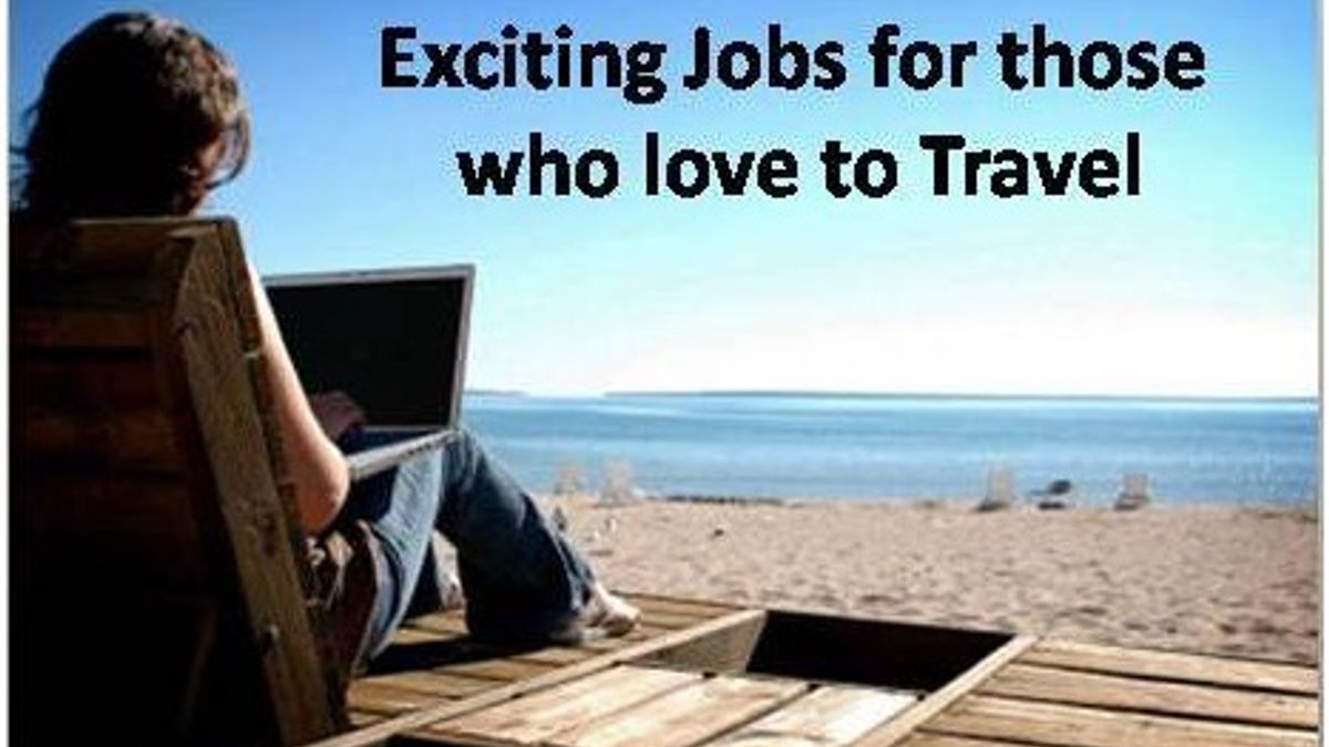 Exciting Jobs for those who love to travel