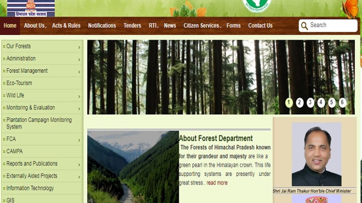 Himachal Pradesh Forest Department (HP Forest Department) Forest Guard posts 2019