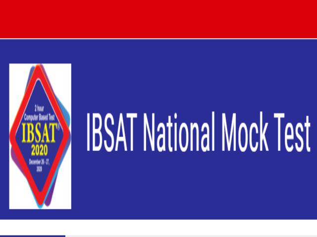 IBSAT Mock Test 2020