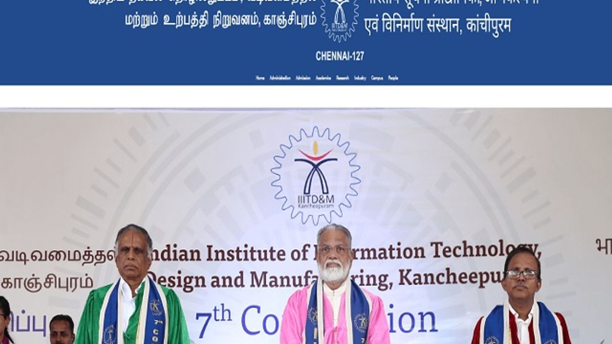 Indian Institute of Information Technology Design and Manufacturing Kancheepuram (IIITDM Kancheepuram) PA Posts 2019
