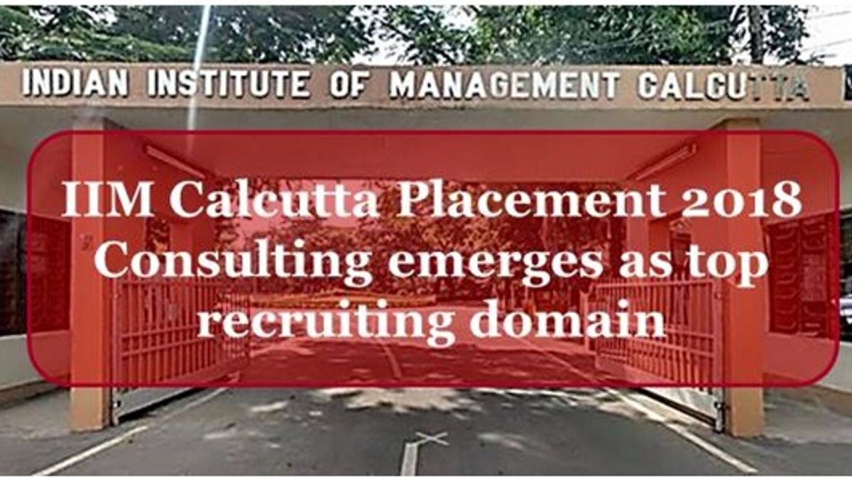 IIM Calcutta Placement 2018