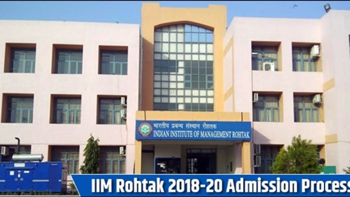 IIM Rohtak 2019-20 Admission Process