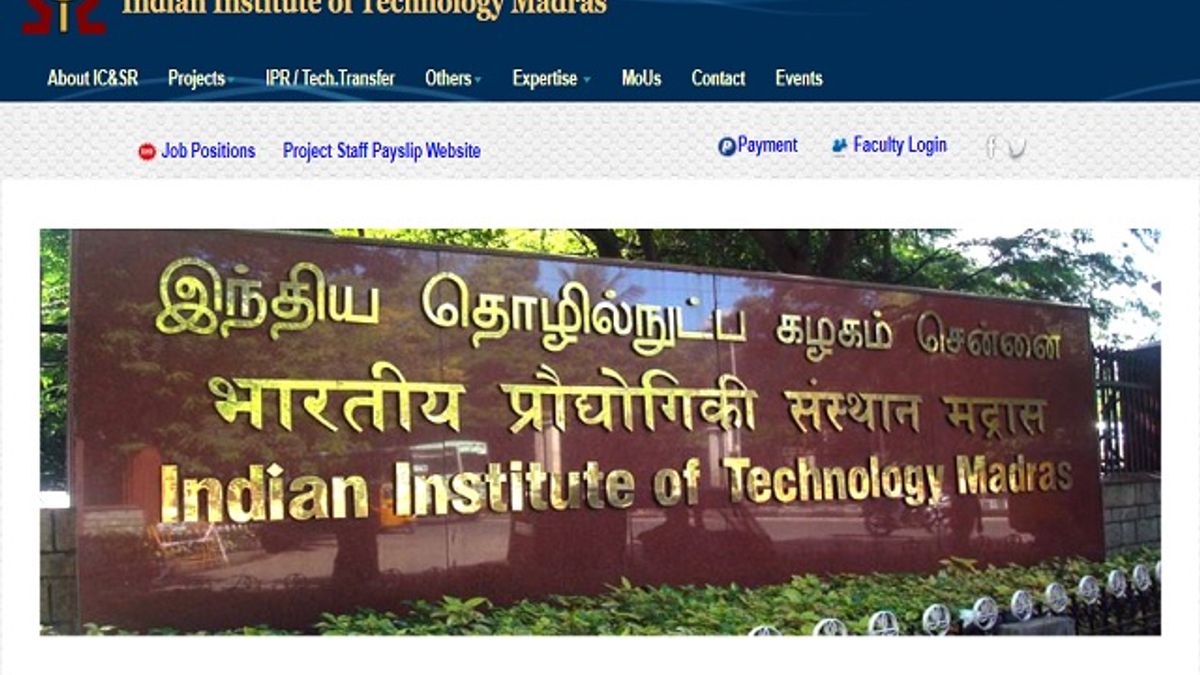 Indian Institute of Technology (IIT) Madras Research Assistant Post 2020