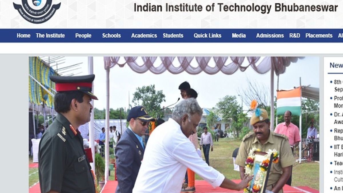 Indian Institute of Technology Bhubaneswar (IIT Bhubaneswar) Recruitment 2019