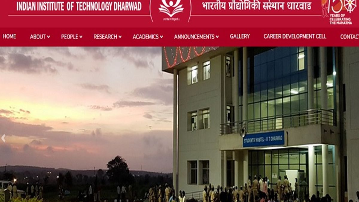 Indian Institute of Technology Dharwad (IIT Dharwad) Recruitment 2019