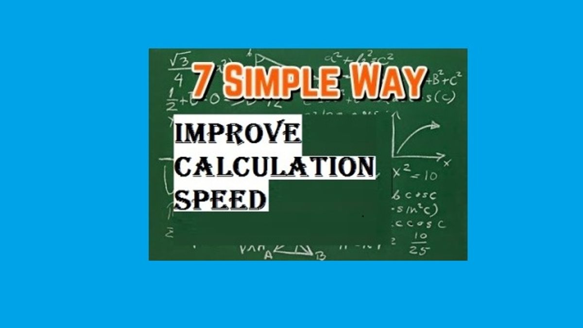 Improve Calculation Speed