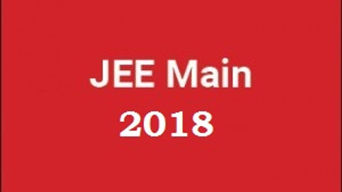 JEE Main 2018