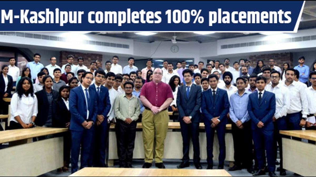 IIM Kashipur completes 100% Final placement