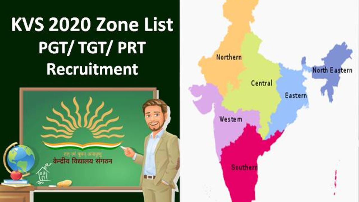 KVS 2020 Posting Zone list for PGT/TGT/PRT Recruitment