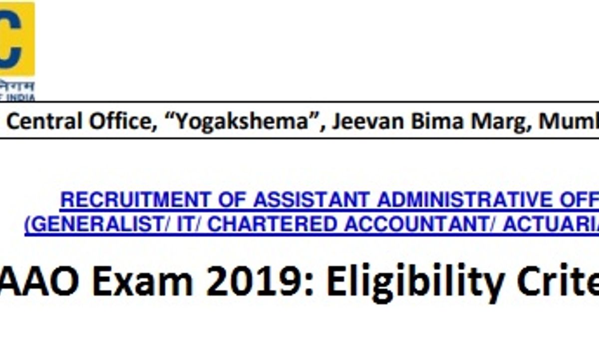 LIC-AAO-2019-Exam-Eligibility