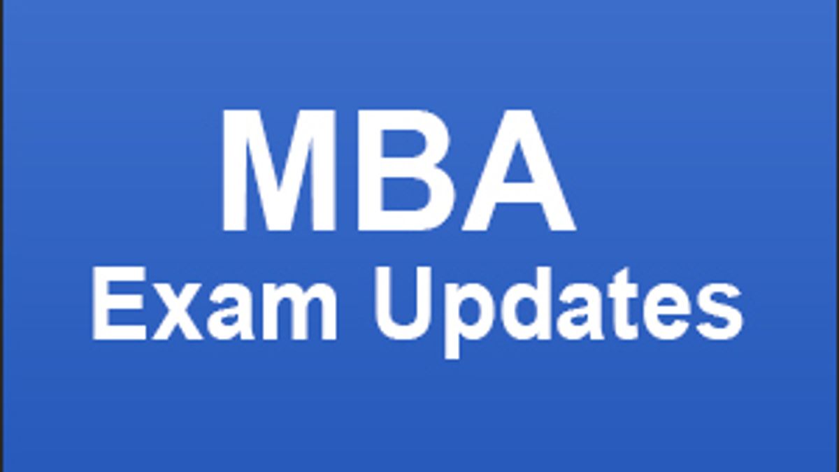 MBA Exam Updates