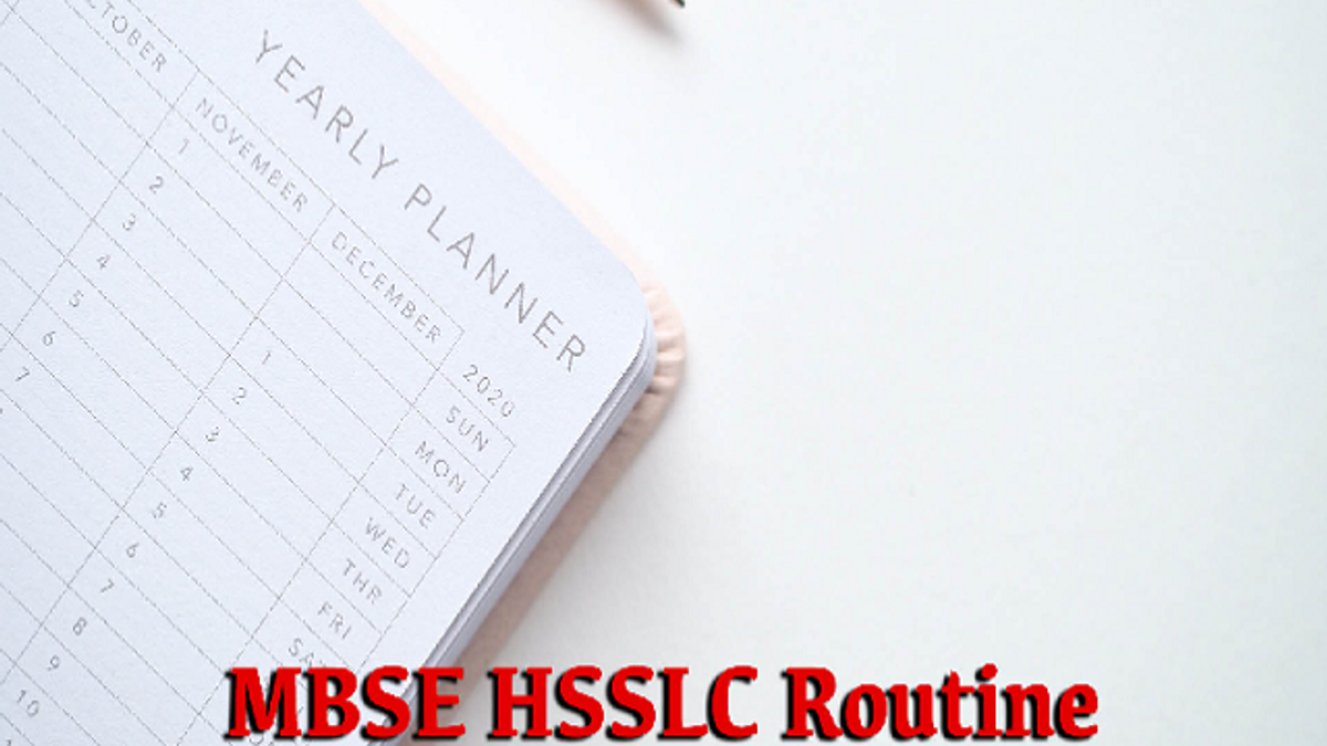 MBSE HSSLC Routine 2020