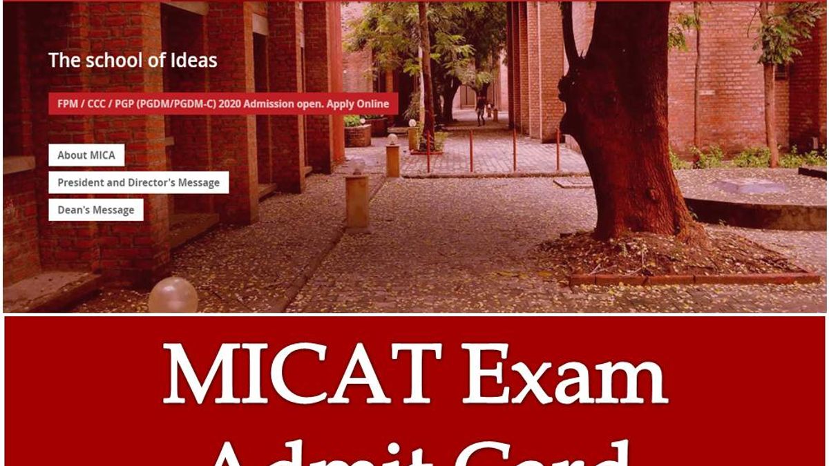 MICAT Exam Admit Card