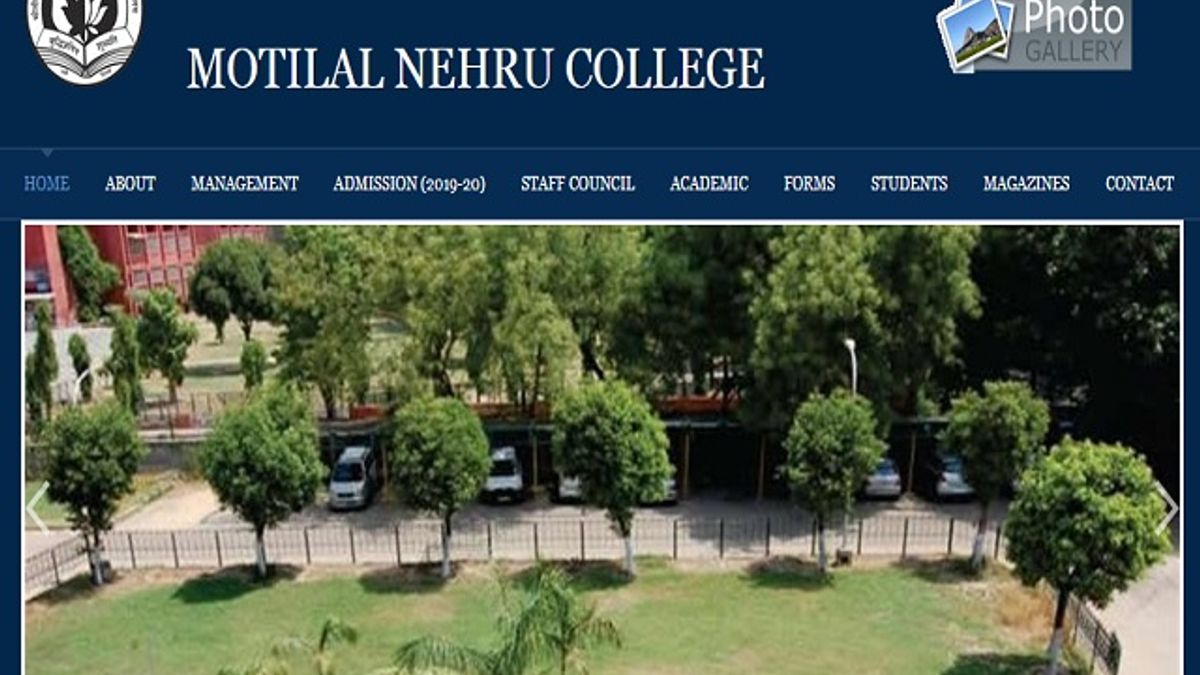 University of Delhi (DU) Guest Assistant Professor (Motilal Nehru College) posts 2019