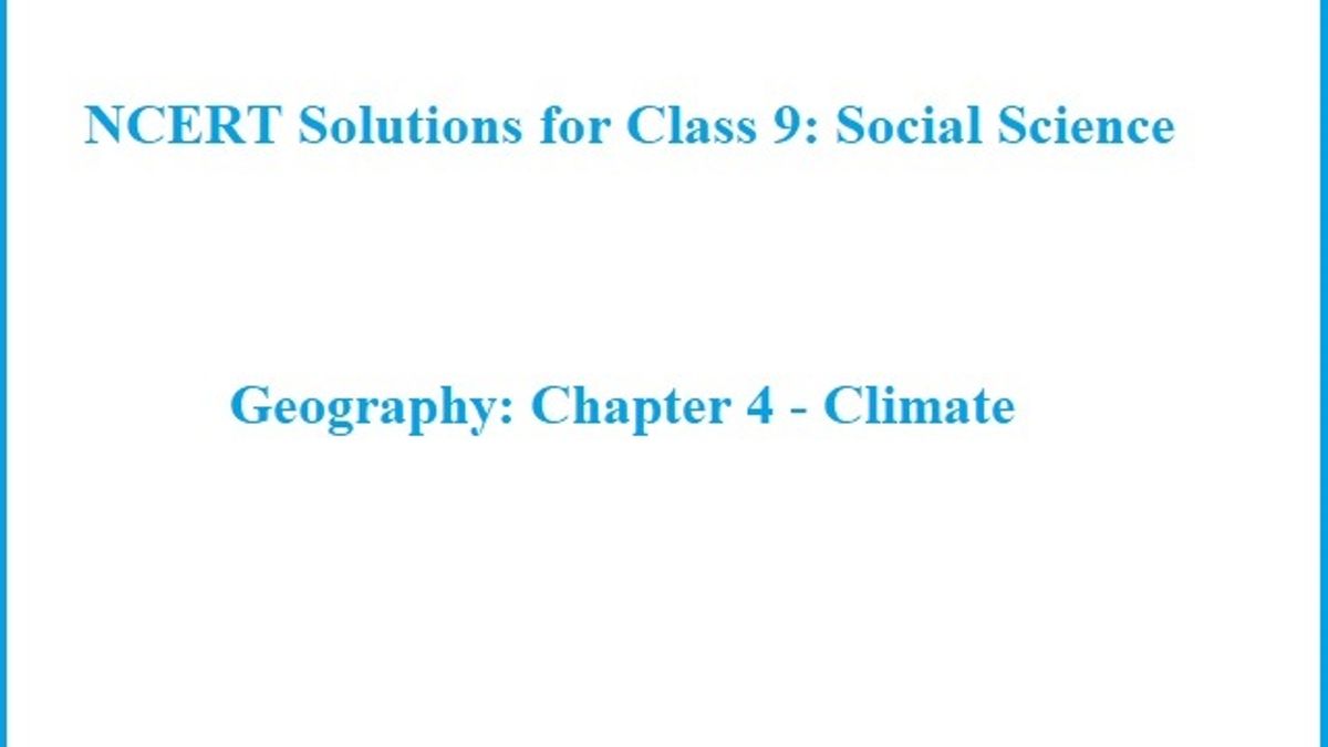 NCERT Solutions for Class 9: Chapter 4