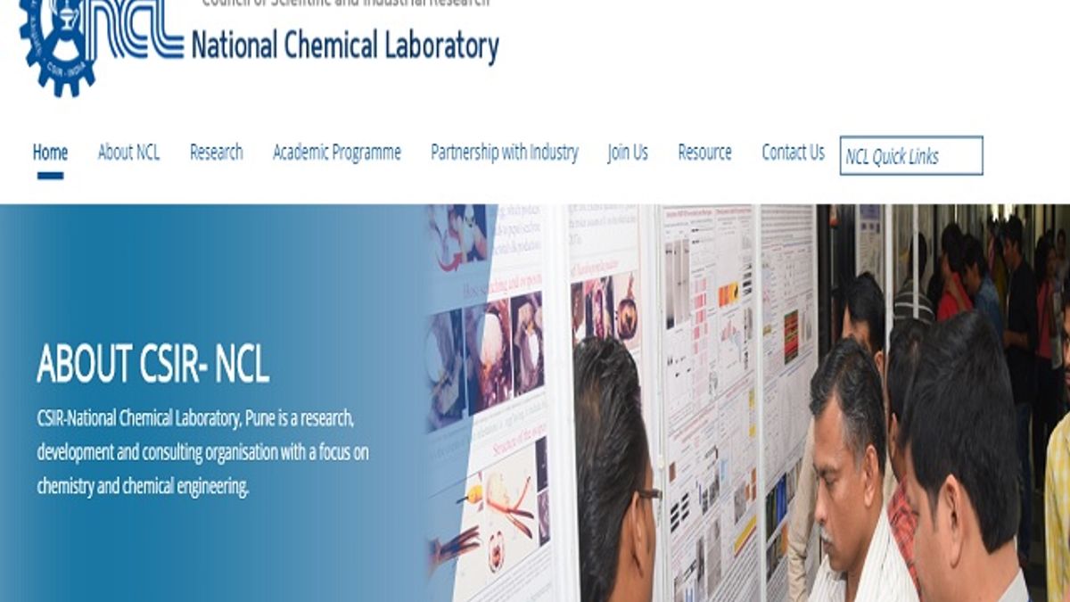 National Chemical Laboratory Pune (NCL Pune) Junior Research Fellow Posts 2019