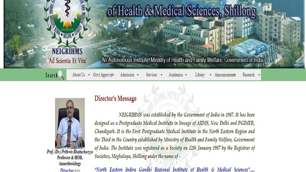 North Eastern Indira Gandhi Regional Institute of Health & Medical Sciences