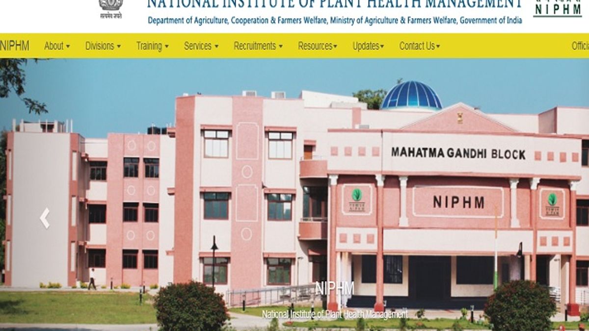 National Institute of Plant Health Management Assistant Director and Other Posts 2019