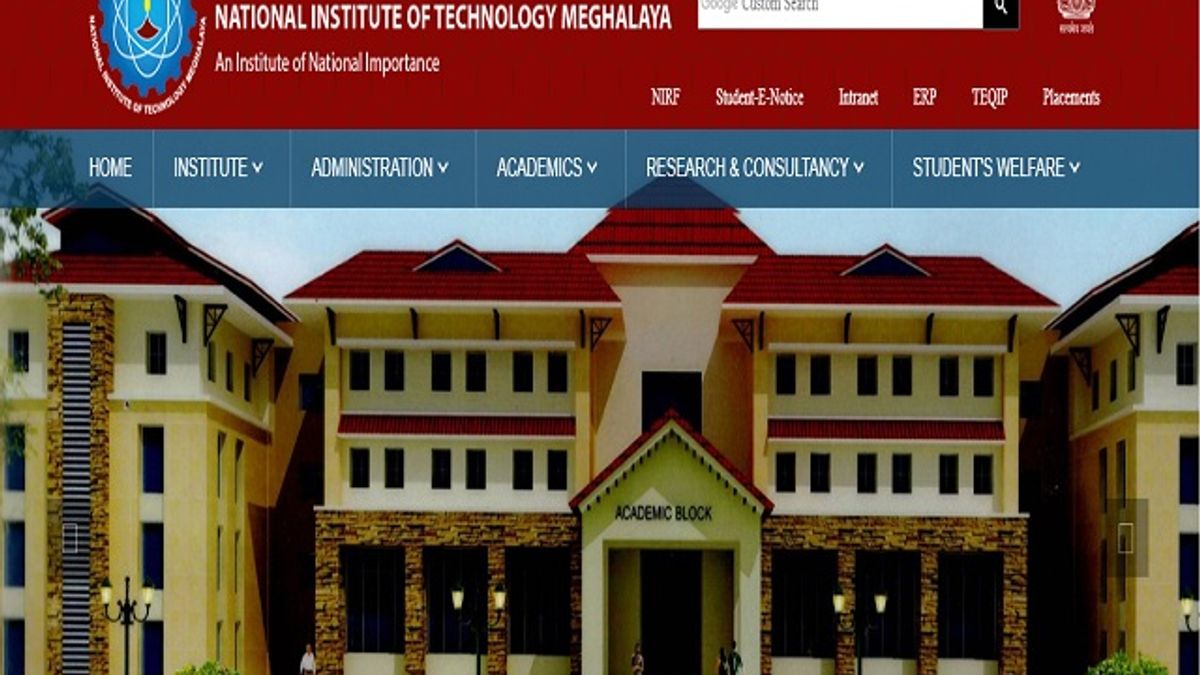 National Institute of Technology Meghalaya (NIT Meghalaya) Recruitment 2019