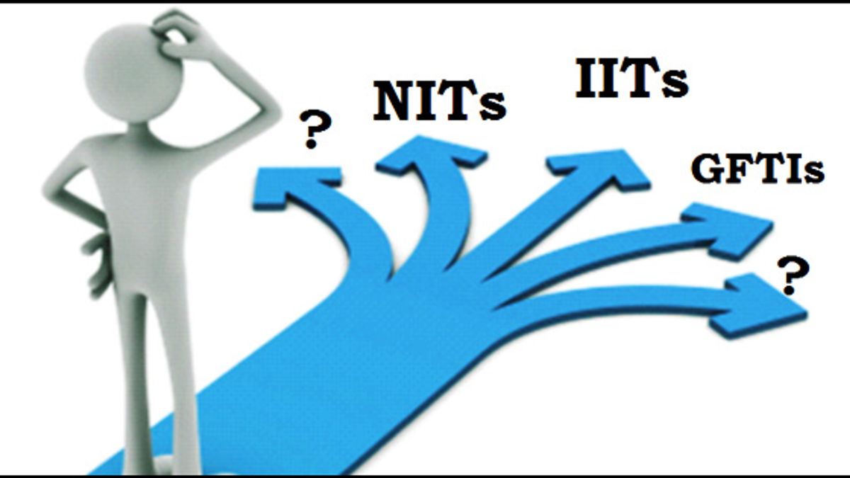 what are the other options than IITs, GFTIs, or NITs,?