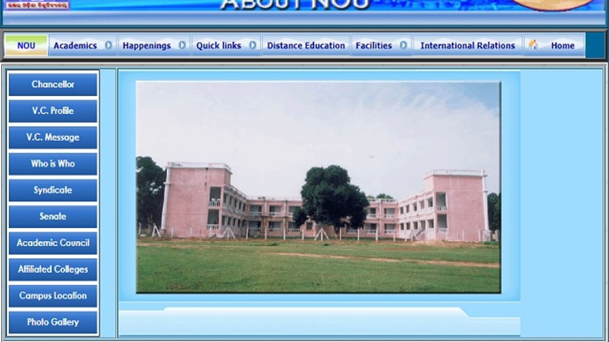 North Orissa University (NOU) Professor, Associate Professor and Assistant Professor Posts 2020