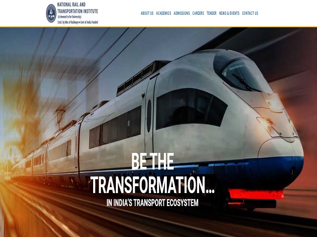 National Rail and Transportation Institute (NRTI) Online for Non- Teaching & Teaching Posts 2020