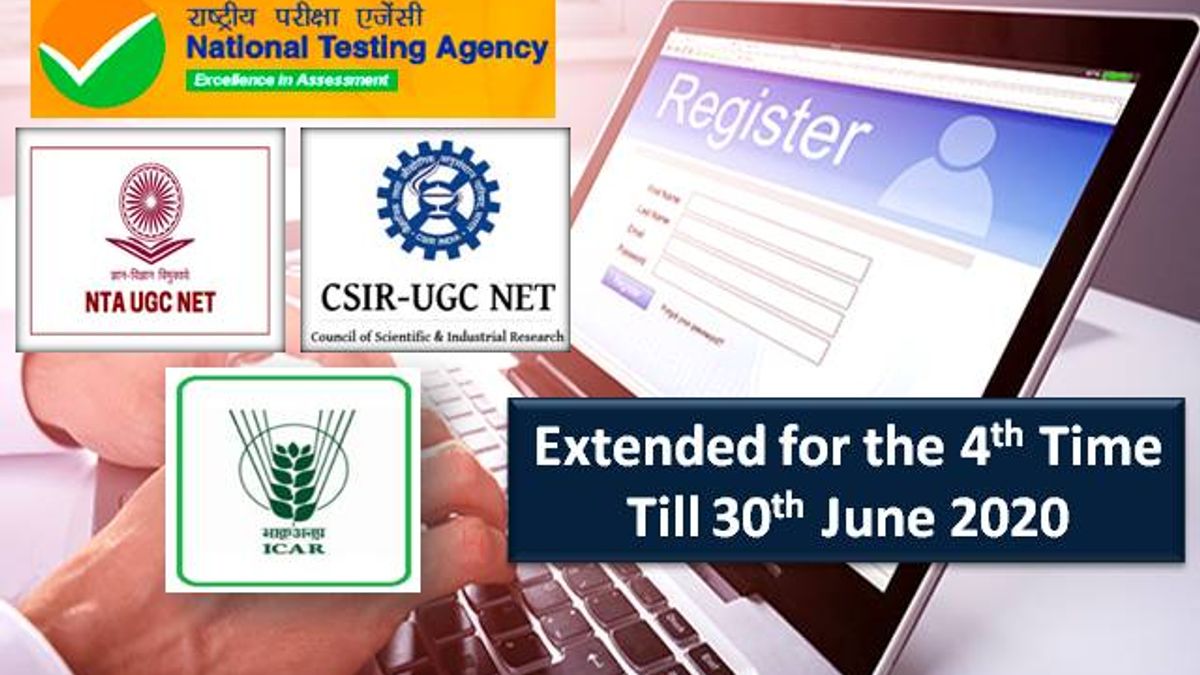 NTA UGC NET 2020/CSIR UGC NET 2020/ICAR 2020 Registration Dates Extended 4th Time: Check Chronology of Delayed NTA 2020 Exam Events