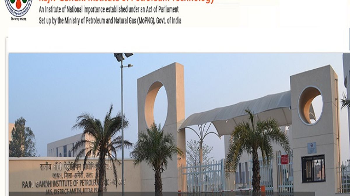 Rajiv Gandhi Institute of Petroleum Technology Faculty Job 2019