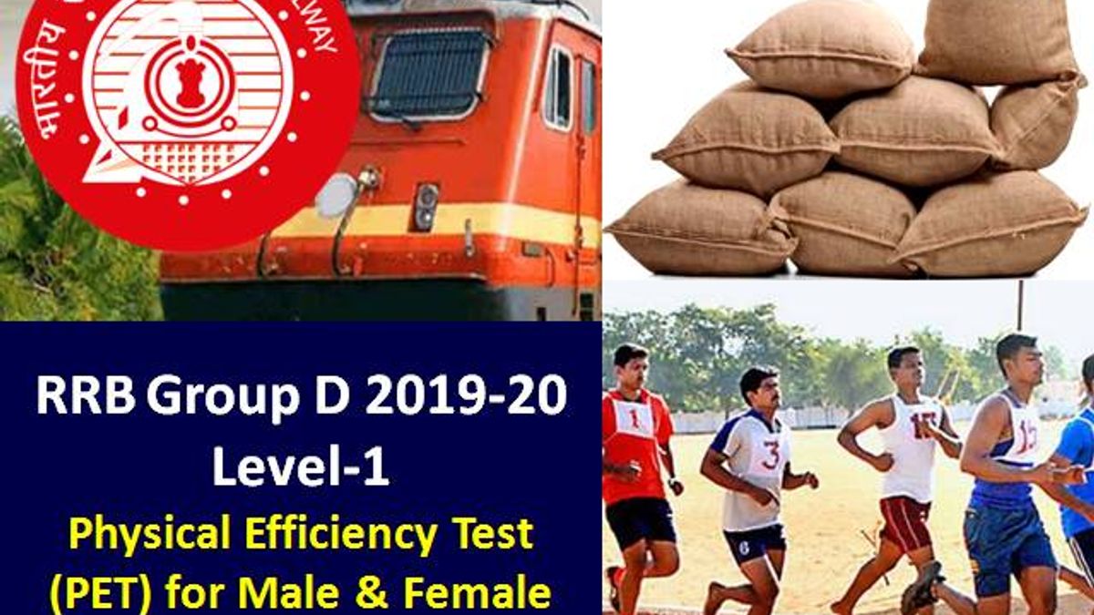 RRB/RRC Group-D 2020 Exam Update: Check Physical Efficiency Test (PET) for Male & Female Candidates
