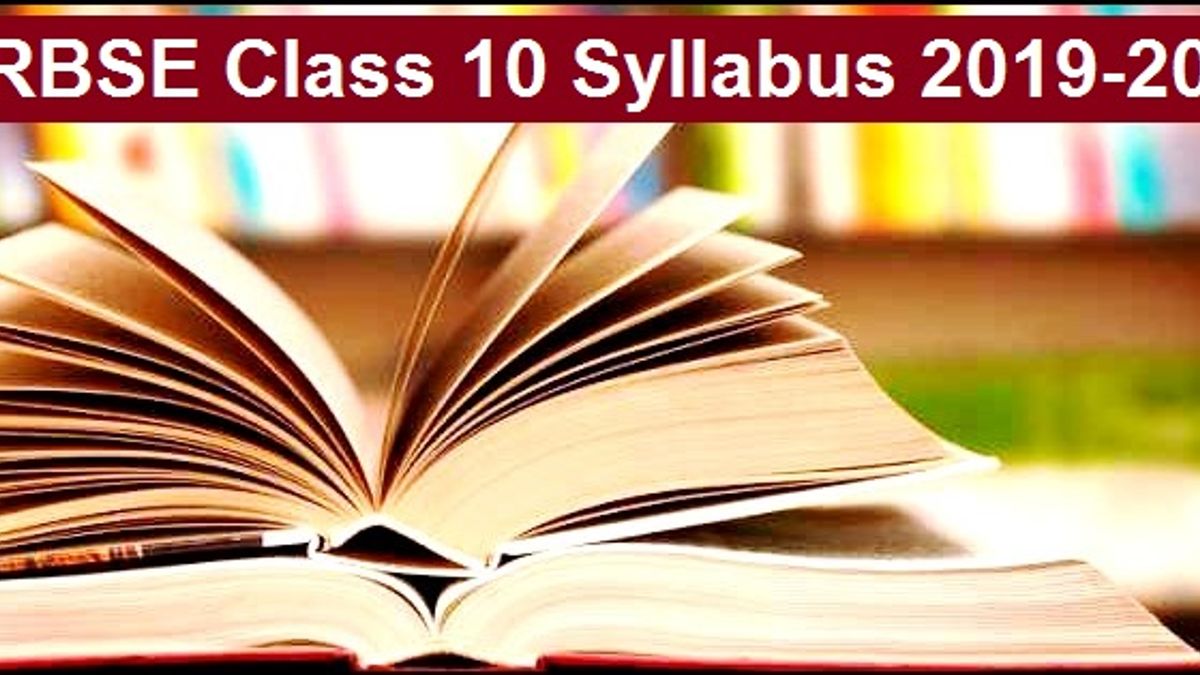 Rajasthan Board Class 10 Syllabus 2019 20
