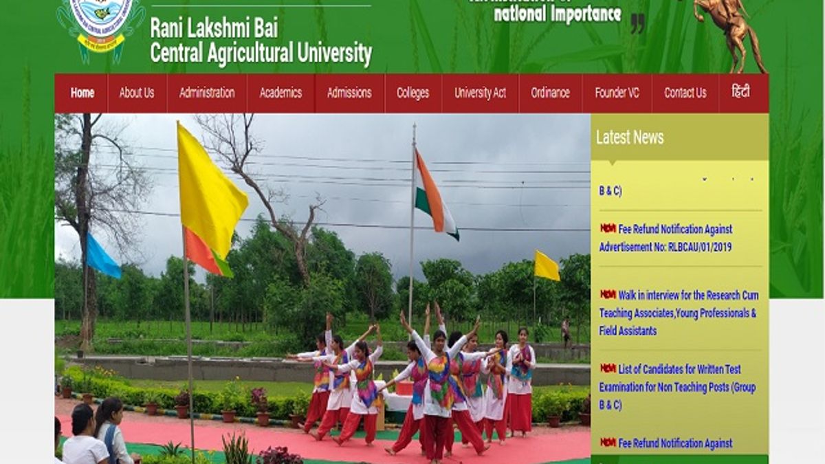 Rani Lakshmi Bai Central Agricultural University (RLBCAU) Recruitment 2019 